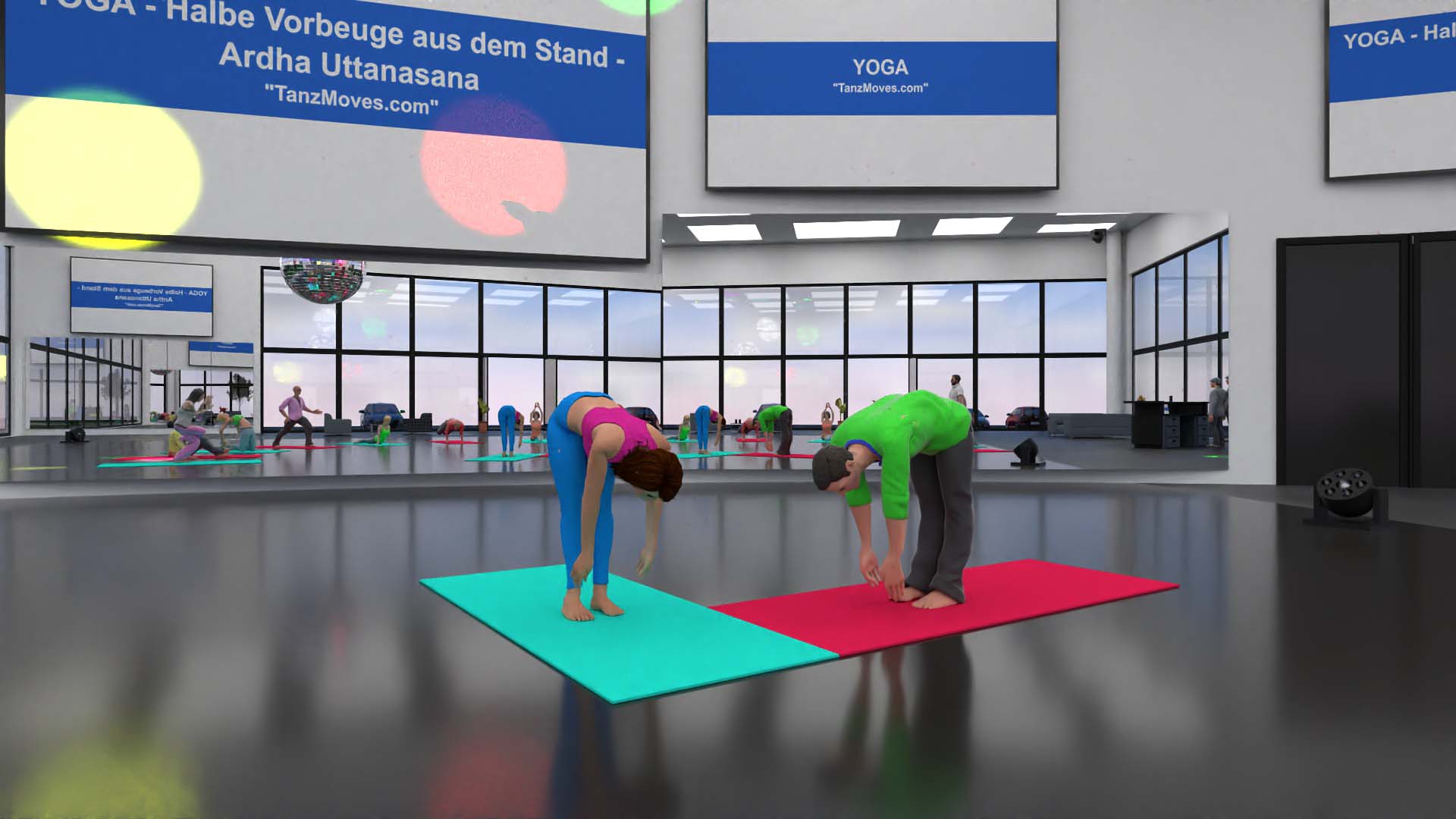 Yoga / Asana - Halbe Vorbeuge aus dem Stand